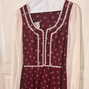 Original 70s Gunne Sax Prairie Dress (Junior size 9)